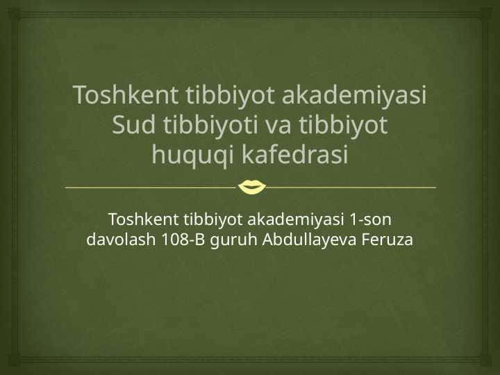 Vrach va bemor munosabatlarining etik modellari. Tibbiy xodimlarning huquqlari.