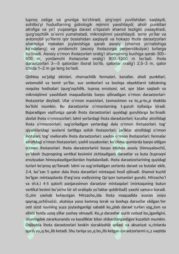 Ihota daraxtzorlari 2