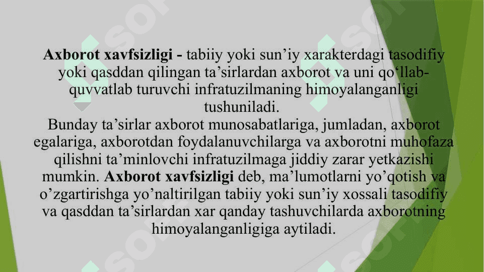 Axborot xavfsizligini ta’minlashning g‘oyaviy-nazariy asoslari 3