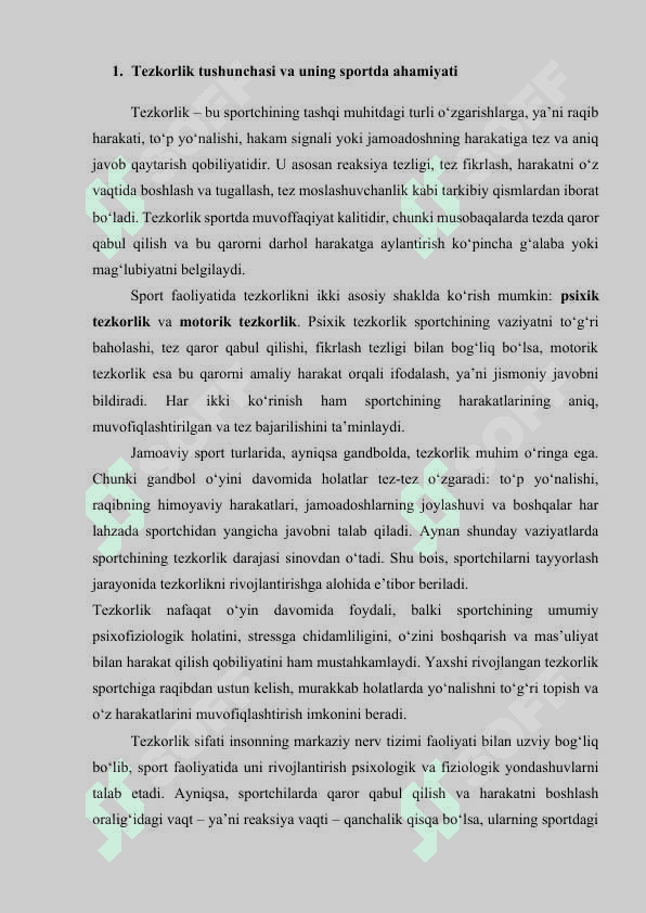 Gandbolchilarda tezkorlik sifatlarini tarbiyalash 3