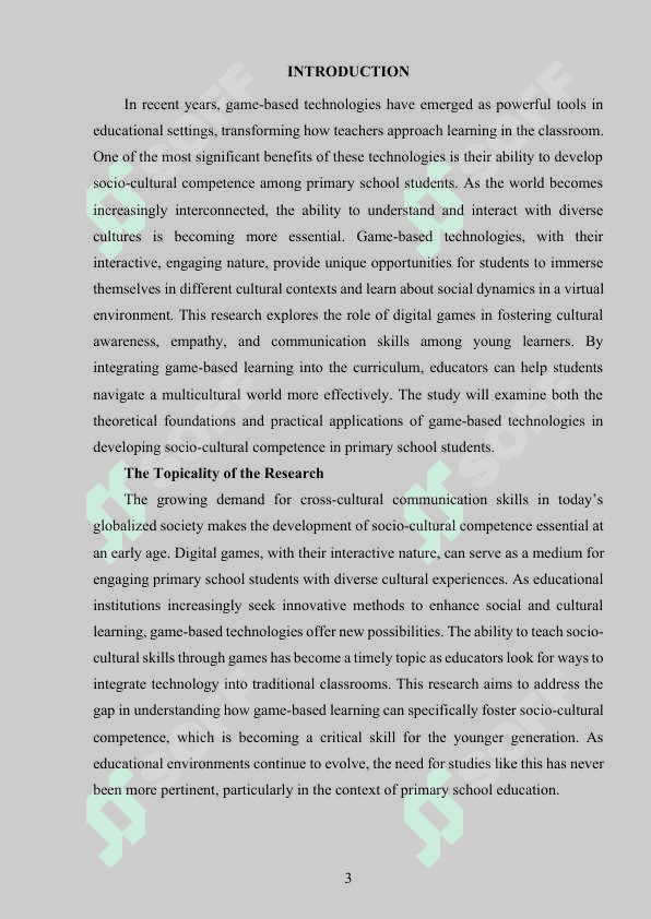 The role of game-based technologies in developing socio-cultural competence in primary school students 3