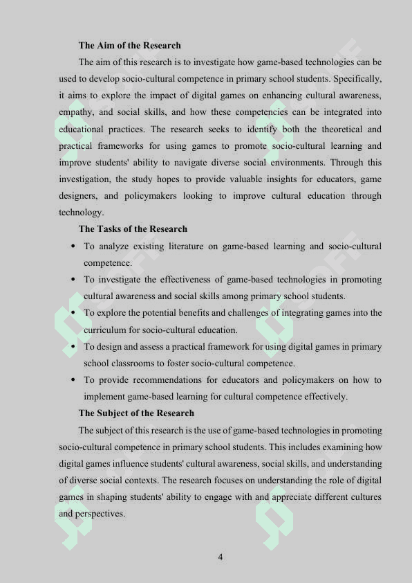 The role of game-based technologies in developing socio-cultural competence in primary school students 4