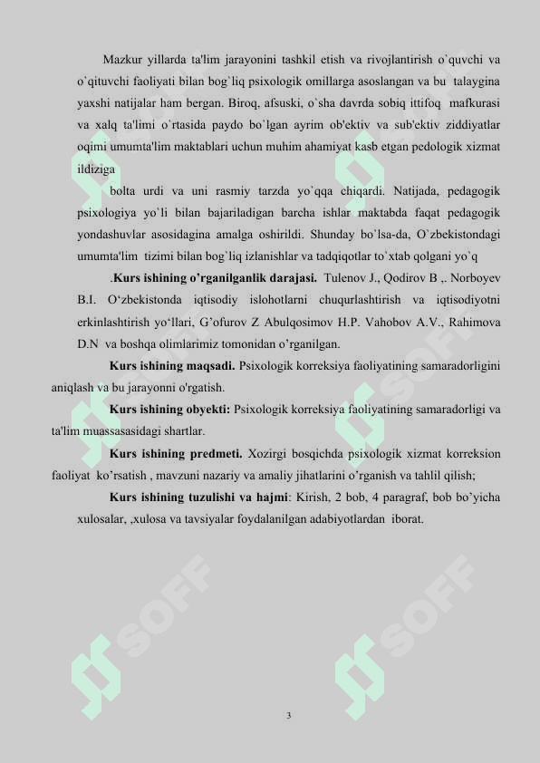 PSIXOLOGIK KORREKSIYANING TALABLARI,VA VAZIFALARI 3