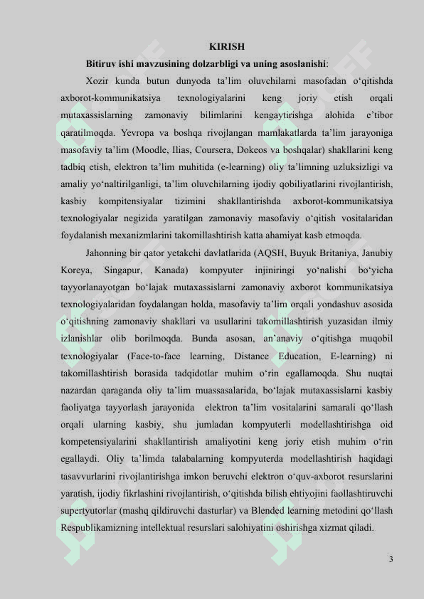 Bulutli platformalar va undan ta’limda foydalanish metodikasi (OneDrive misolida) kurs ishi 4