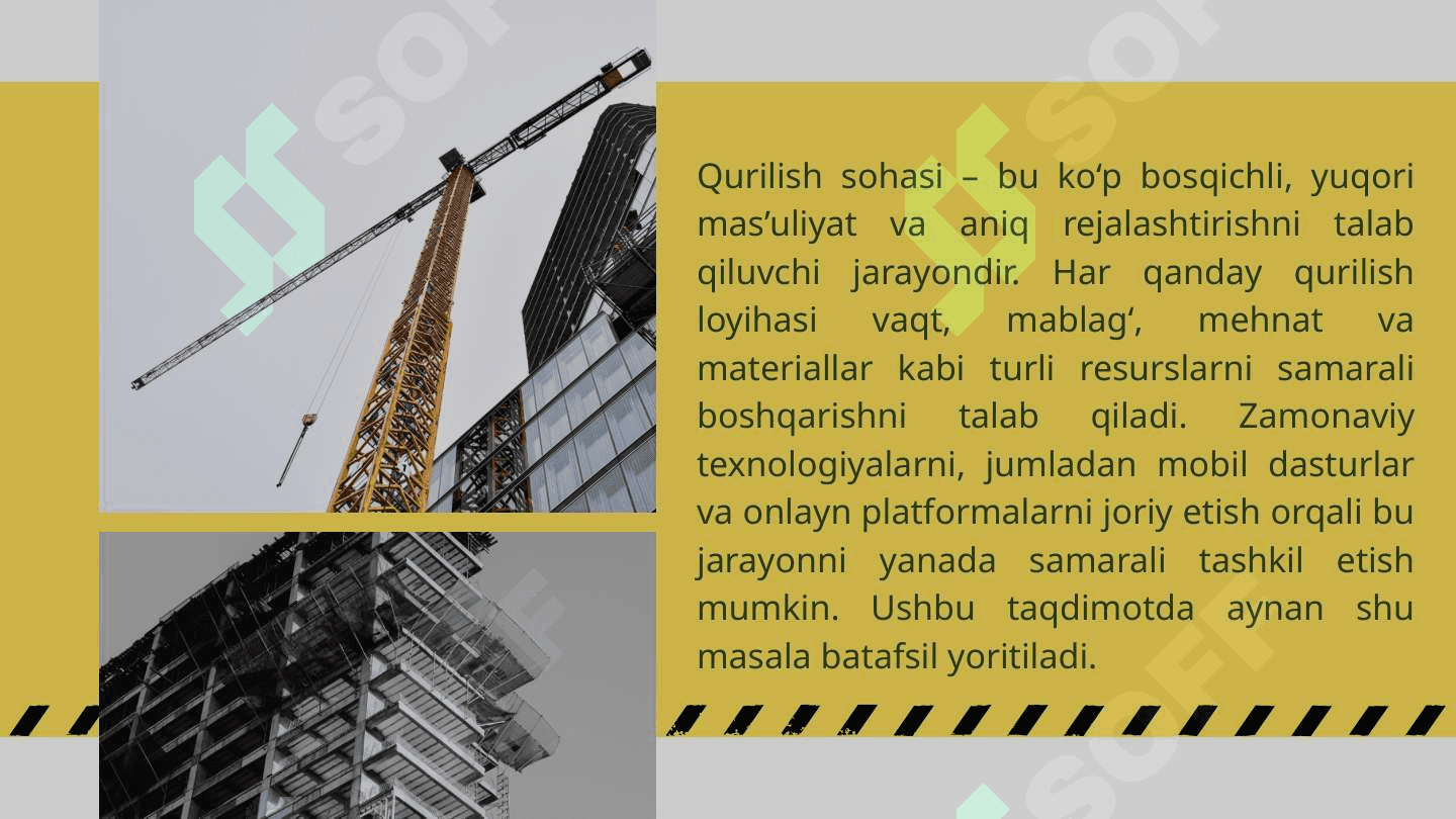 QURILISH LOYIHALARINI BOSHQARISHDA MOBIL DASTURLAR VA ONLAYN PLATFORMALAR 3
