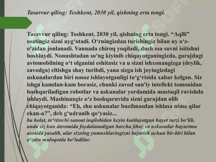 RAQAMLI IQTISODIYOT VA SANOAT 4.0 ni QOʻLLASh ASOSLARI 3