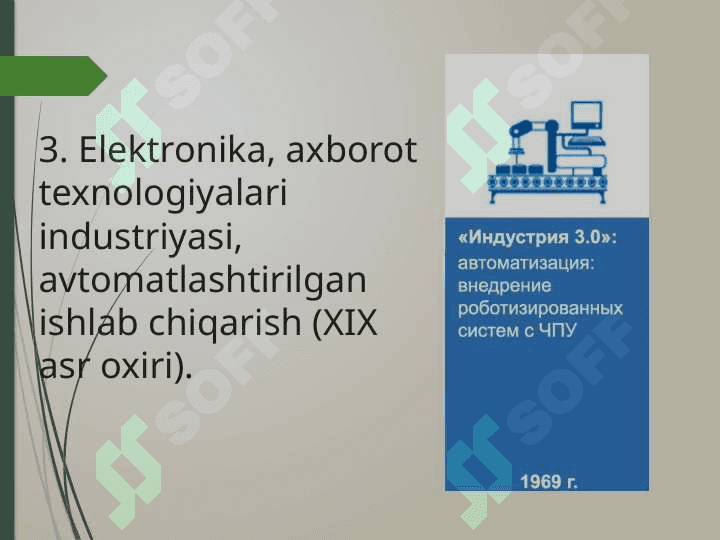 RAQAMLI IQTISODIYOT VA SANOAT 4.0 ni QOʻLLASh ASOSLARI 6