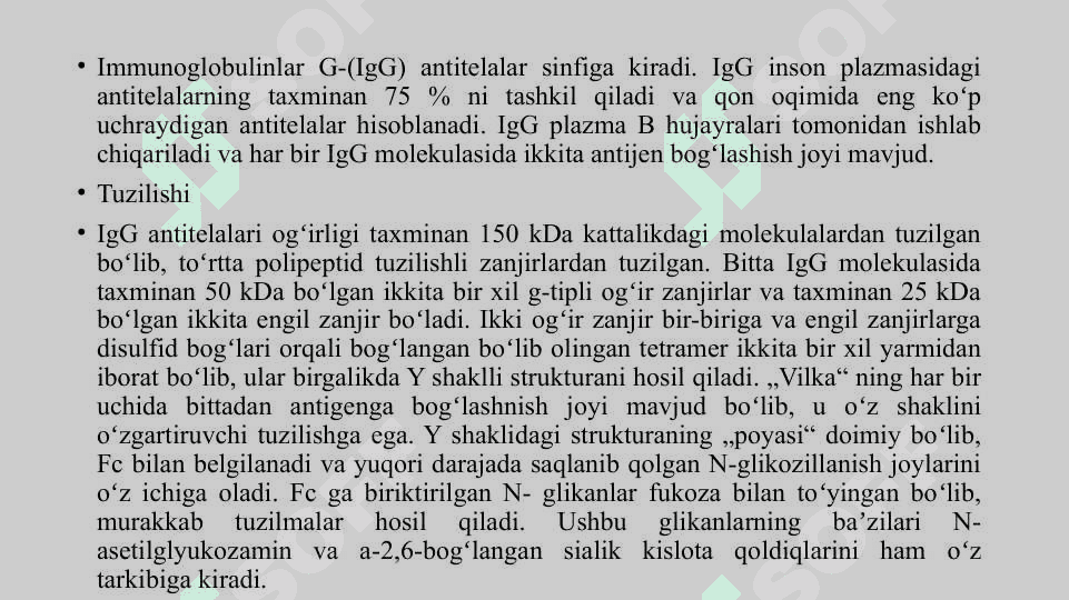 Antitanalarning tuzilishi va morfologiyasi. 3