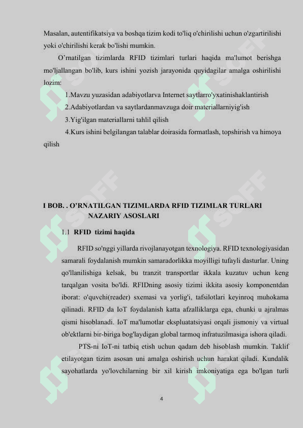 RFID TIZIMLAR TURLARI 4