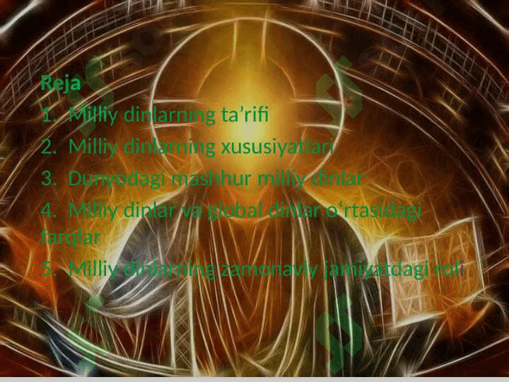 Milliy Dinlar 2
