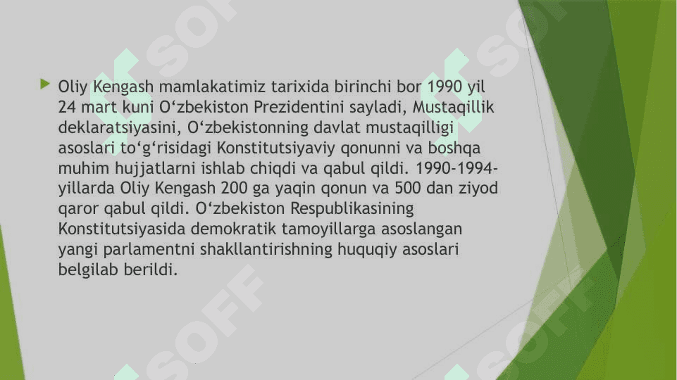 Oʻzbekistonda hokimiyatning boʻlinish tamoyili va konseptual asoslari 8