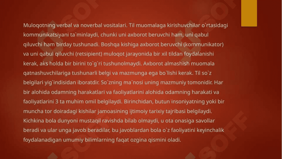 Patsient bilan verbal va noverbal muloqot ko’nikmalari 4