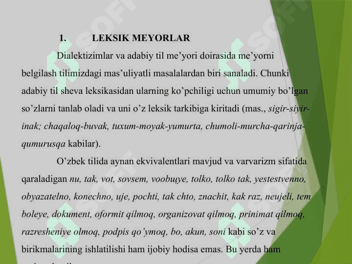 LUG'AVIY VA SEMENTIK MEYORLAR 3