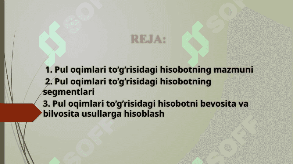 Pul oqimlari to‘g‘risidagi hisobot 2