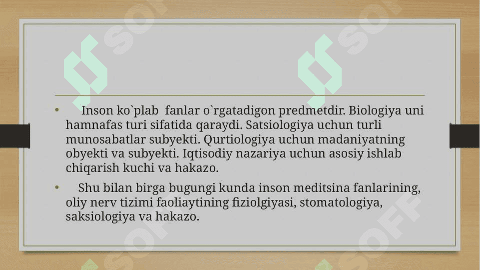 Inson falsafasi. (antropologiya) 2