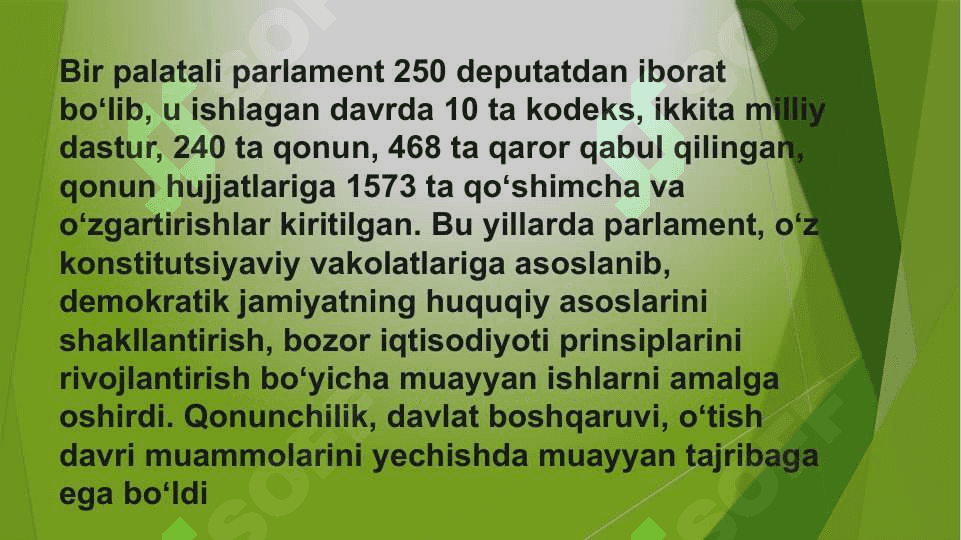 O`zbekiston Respublikasida Ikki palatali parlament tizimining shakkilanishi va saylovlar 3