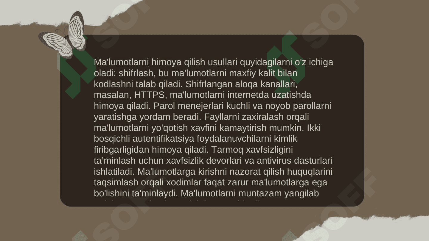 Axborot xavfsizligi asosiy tushunchalari va kiber jinoyatchilik tarixi. 5