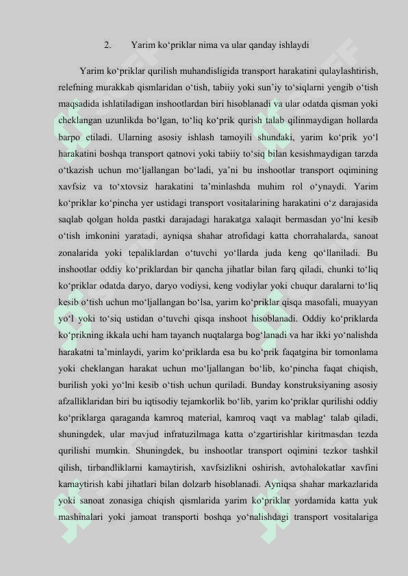 Tirgak devorlar. Yarim ko'priklar, estakadalar.docx 8
