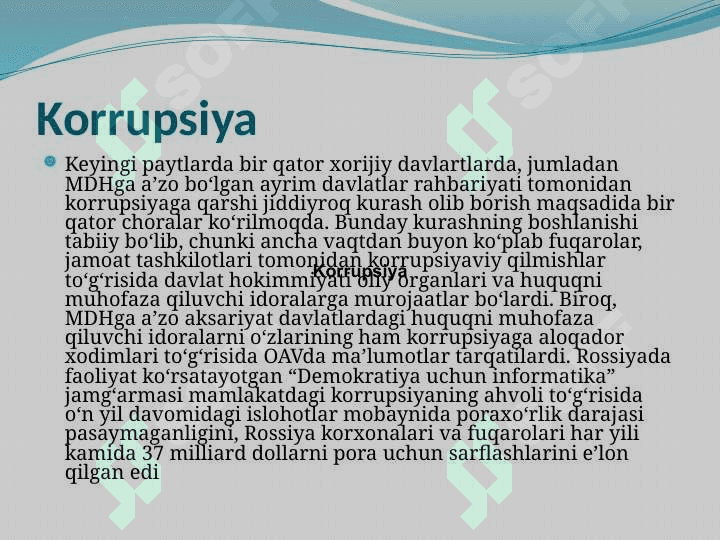 O'zbekistonda korrupsiyaga qarshi kurash siyosati 8