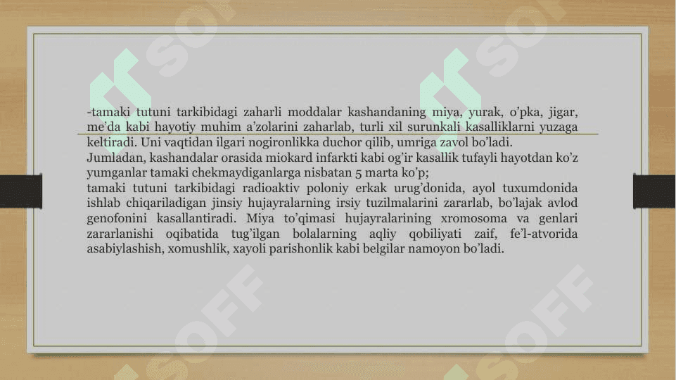 ZARARLI ODARLAR. AVITAMINOZ, GIPOVITAMINOZ 4