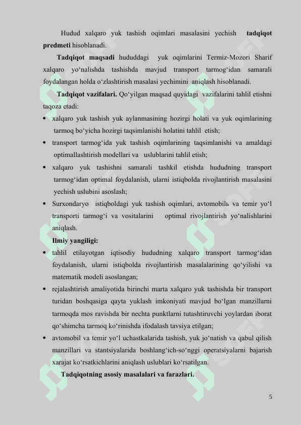 O‘ZBEKISTON TRANSPORT LOGISTIKASINING HOZIRGI HOLATI VA RIVOJLANISH ISTIQBOLLARI TAHLILI 3