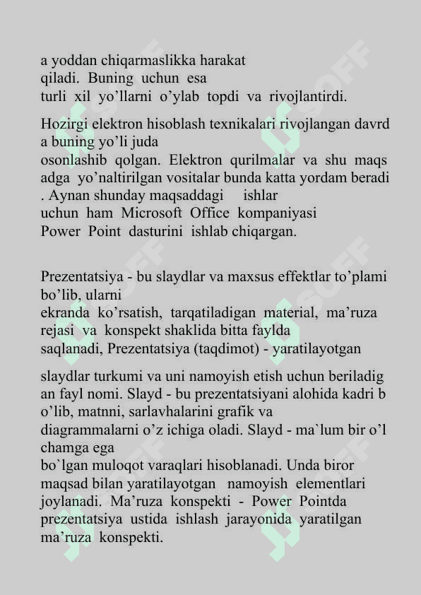 Power Point dasturida taqdimotlarni yaratish 3
