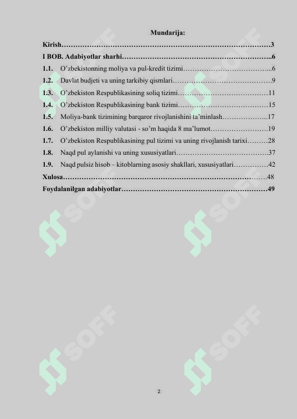 O’zbekiston Respublikasi Davlat budjeti 2