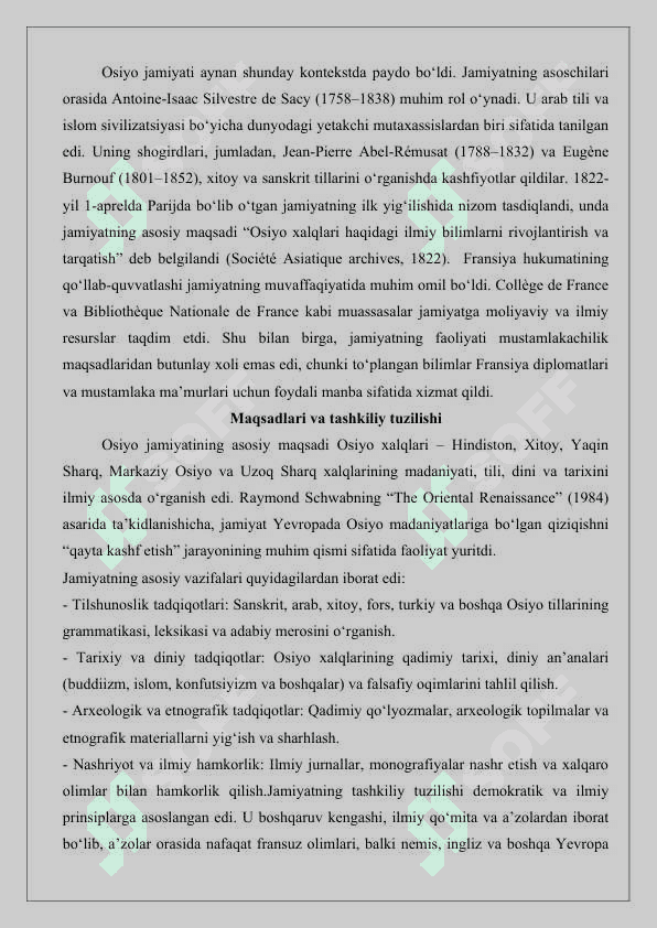 Parijdagi Osiyo jamiyati (1822) haqida ilmiy maqola  25 3