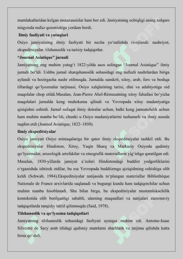 Parijdagi Osiyo jamiyati (1822) haqida ilmiy maqola  25 4