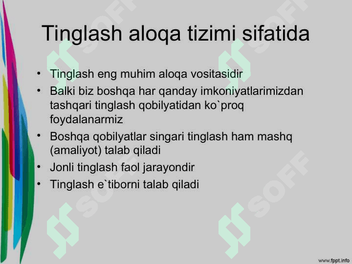Samarali tinglash ko`nikmalari 6