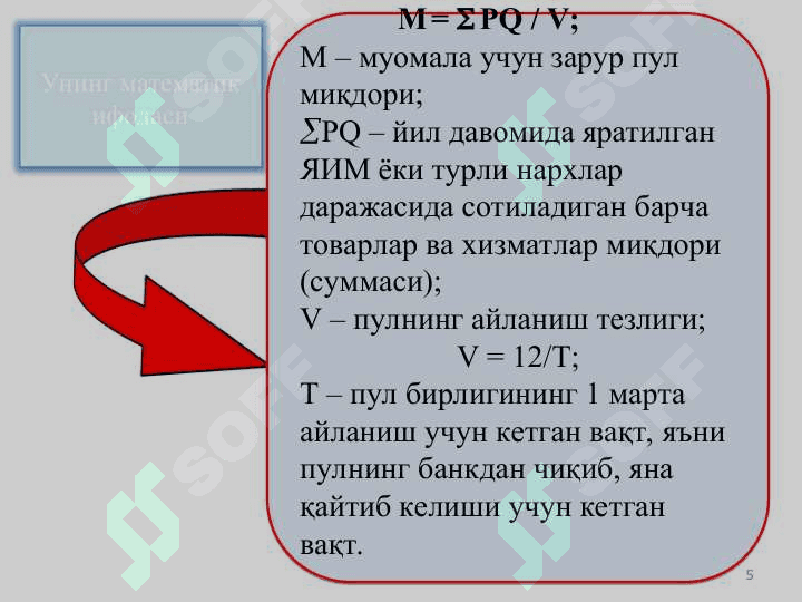 Moliya tizimi, pul muomilasi, kredit va banklar 5