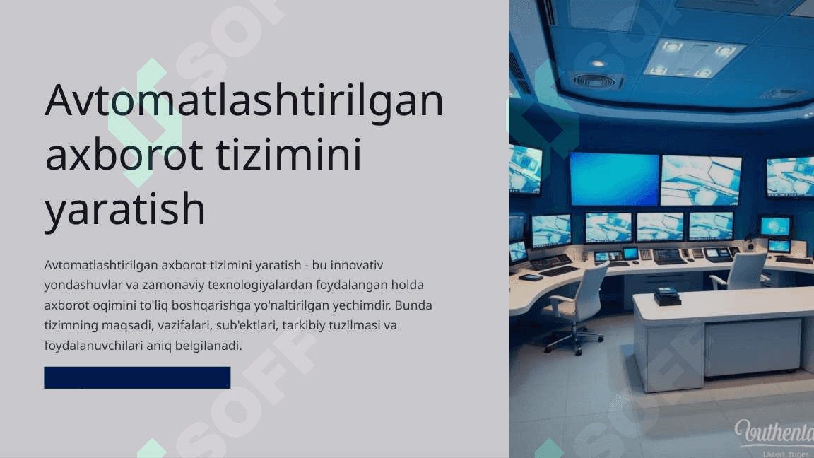 Avtomatlashtirilgan axborot tizimini yaratish va rivojlantirishning zamonaviy tendensiyasi va omillari 3