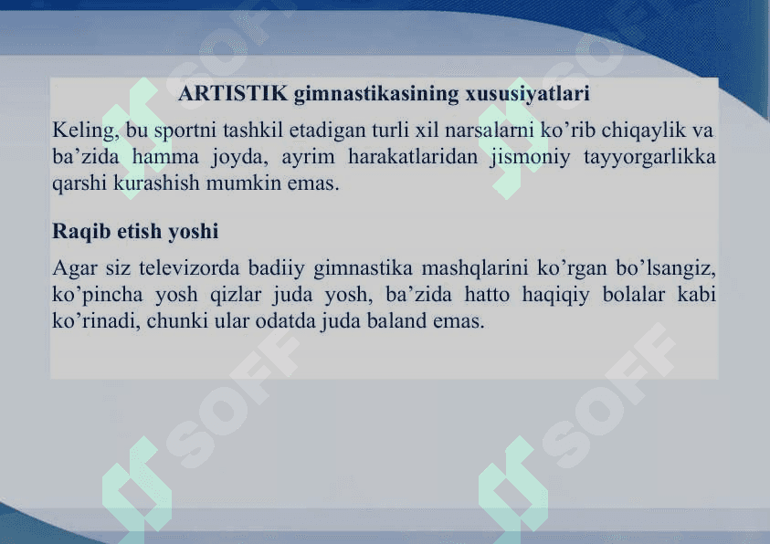 QADIMGI DAVR  GIMNASTIKASI 7