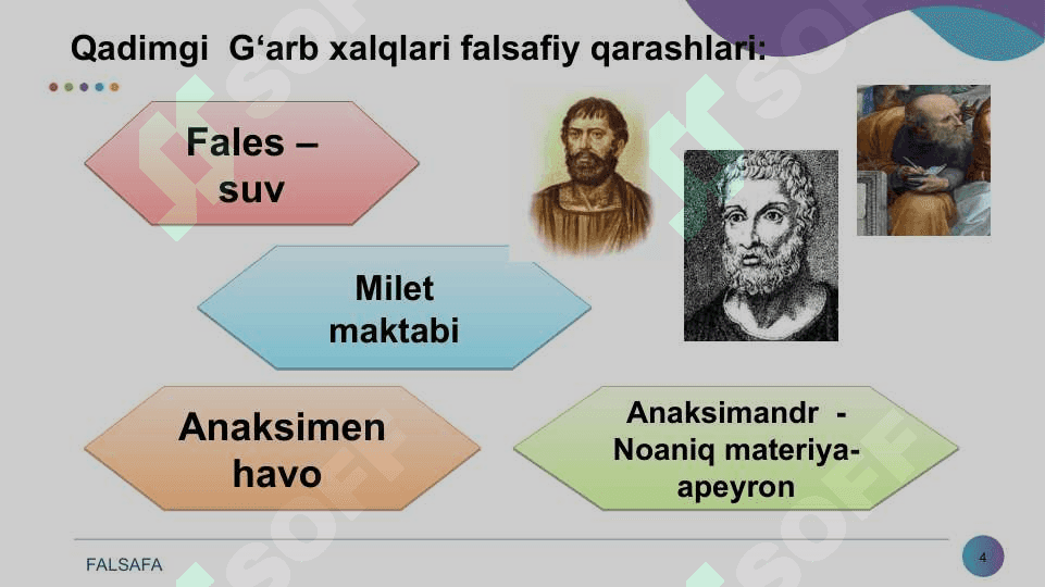 Falsafiy  tafakkur  taraqqiyot bosqichlari G‘arb  falsafasi 4