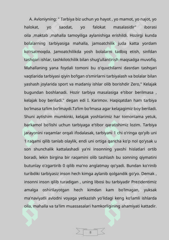 Maktab oila va mahalla bilan hamkorlikda olib boriladigan ijtimoiy hamkorlik faoliyati 8