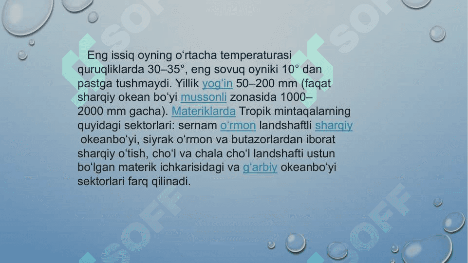 Tuproqshunoslik tuproqlar geografiyasi 6