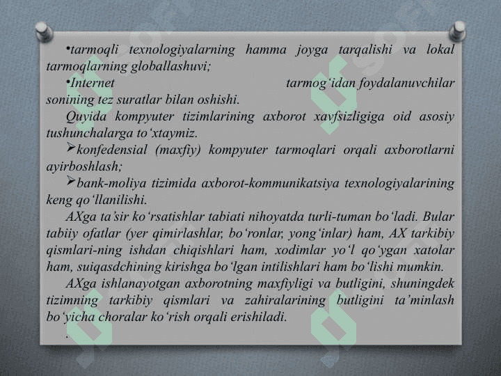 IQTISODIY AXBOROT TIZIMLARIDA AXBOROTLARNI HIMOYALASH USULLARI 3