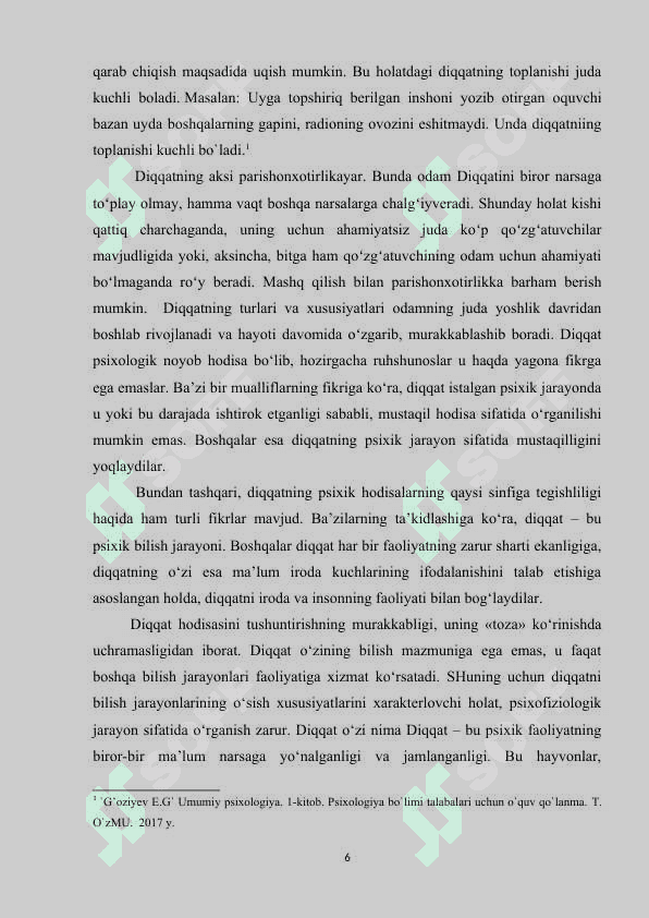 DIQQAT TURLARI KLASIFIKATSIYASI 5