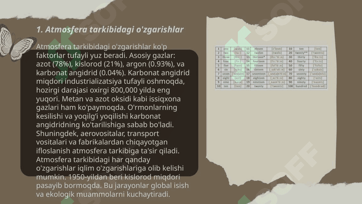 Iqlim oʻzgarishishini keltirib chiqaruvchi manbalar va omillar 3