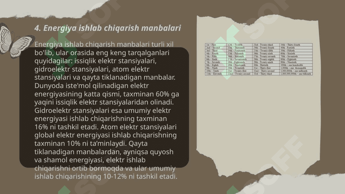 Iqlim oʻzgarishishini keltirib chiqaruvchi manbalar va omillar 6