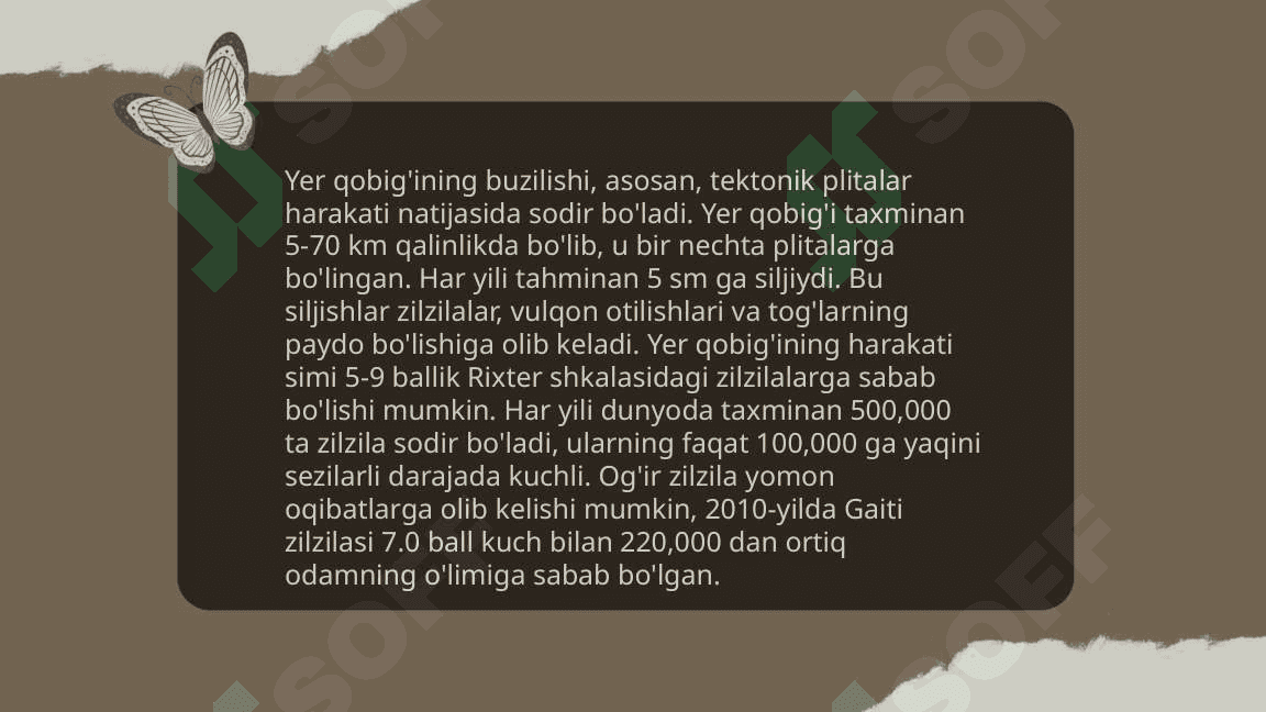 Iqlim oʻzgarishishini keltirib chiqaruvchi manbalar va omillar 8