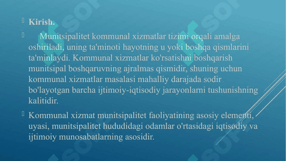Komunal xizmatlarni ko’rsatuvch  shaxar haqida axborot beruvchi veb sayt yaratish 3
