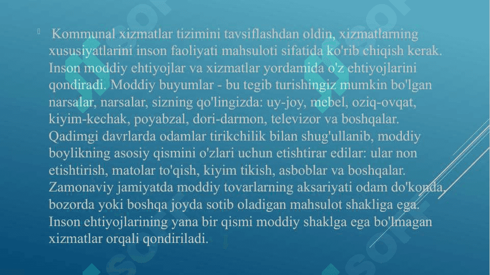 Komunal xizmatlarni ko’rsatuvch  shaxar haqida axborot beruvchi veb sayt yaratish 4