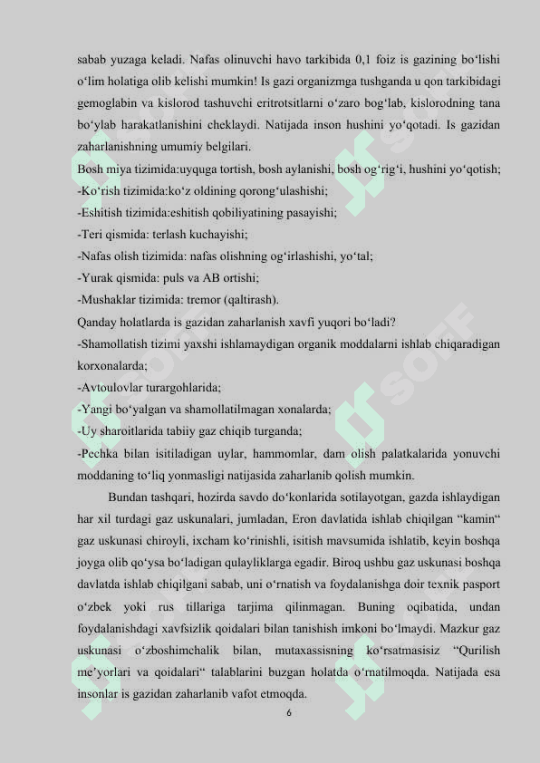Xonada gaz hidi ko’tarilganda elektr tarmog’idan uzish dasturi va xonadagi gaz miqdorini OLED SSDI 306 ekranga chiqaruvchi dastur loyihasini yaratish 6