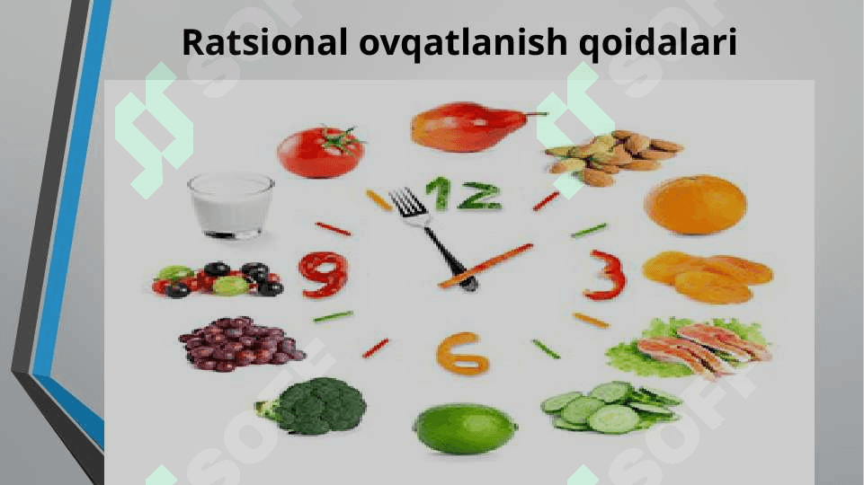RATSIONAL OVQATLANISH,KUNLIK OVQAT RATSIONI TUZISH 4