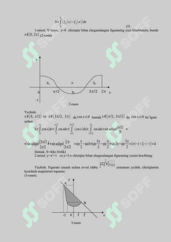 Aniq integralning geometriyaga tadbiqi 2