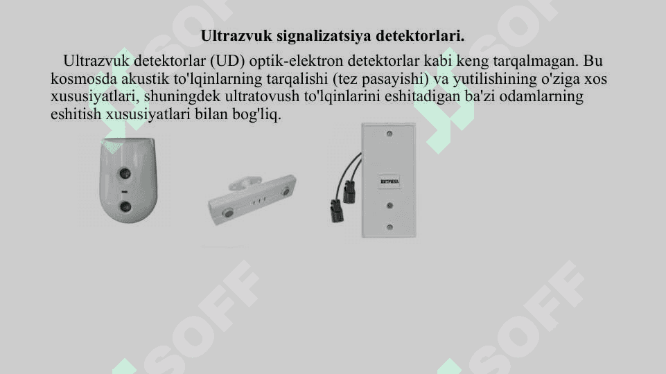 Ultrazvuk yordamida signalizatsiya dasturi va loyixasini yaratish 3