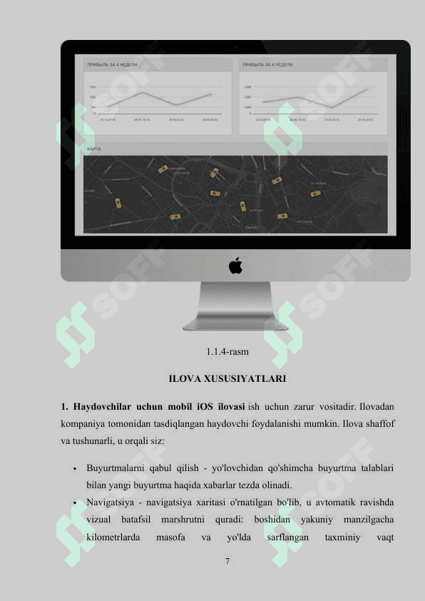 TAXSI XIZMATI VA AXBOROT TIZIMI MOBIL ILOVASINI ISHLAB CHIQISH 7