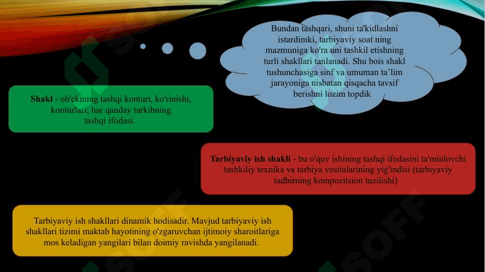 Guruhda tarbiyaviy soatlarni tashkil etish pedagogikjarayon sifatida. 5
