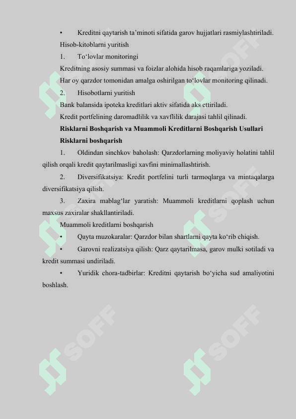 BANKLARDA IPOTEKA KREDITLARI HISOBI 6